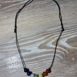 Minimalistický náhrdelník 7 čaker unisex