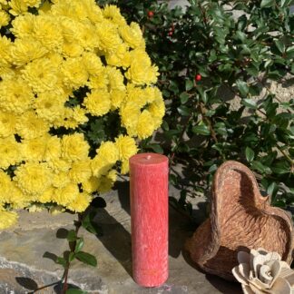 Svíčka čakerní červená - válec