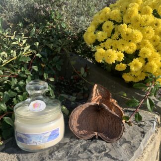 Vonná svíčka ve skle "Bílý anděl" - střední