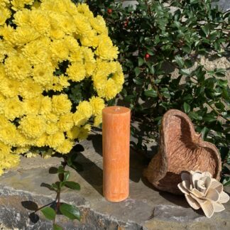 Svíčka čakerní oranžová - válec