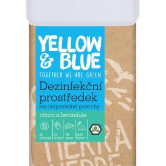TIERRA VERDE Dezinfekční prostředek na omyvatelné povrchy s citronovou a levandulovou silicí (láhev 1l)