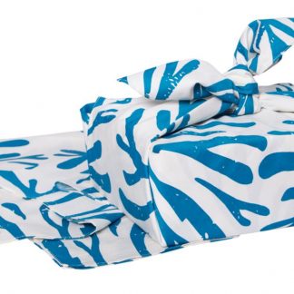 Látka balicí – motiv Tierra Verde tealová