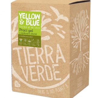 TIERRA VERDE Prací gel z mýdlových ořechů s BIO silicí vavřínu kubébového (kanystr 5 l)