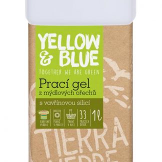 TIERRA VERDE Prací gel z mýdlových ořechů s BIO silicí vavřínu kubébového (lahev 1 l)