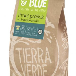 TIERRA VERDE Prací prášek z mýdlových ořechů na barevné prádlo (pap. sáček 850 g)