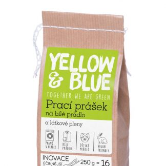 TIERRA VERDE Prací prášek z mýdlových ořechů na bílé prádlo a pleny (pap. sáček 250 g)