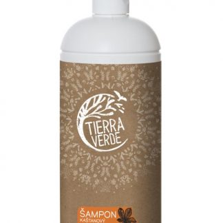 TIERRA VERDE Kaštanový šampon pro posílení vlasů s vůní pomeranče (lahev 1 l)