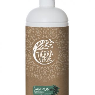 TIERRA VERDE Kopřivový šampon na mastné vlasy s vůní rozmarýnu a pomeranče (lahev 1 l)