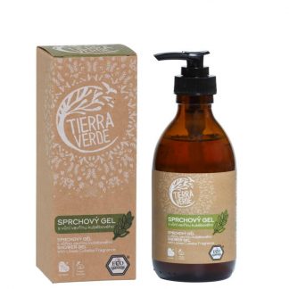 TIERRA VERDE Sprchový gel Esence svěžesti – Vavřín kubébový (lahvička 230 ml)