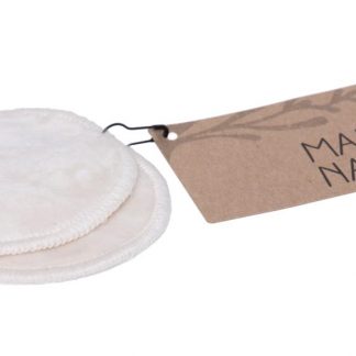 TIERRA VERDE Kosmetický tampon pratelný z biobavlněného sametu s froté stranou – malý (7 cm) (2 ks)