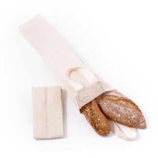 TIERRA VERDE Taška na bagety z biobavlny (52×9×8 cm)